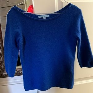 Antonio Melani Cashmere Sweater size small, royal blue